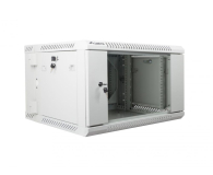Lanberg Wisząca 19" 6U 600x600mm dwusekcyjna (szara) - 455654 - zdjęcie 3